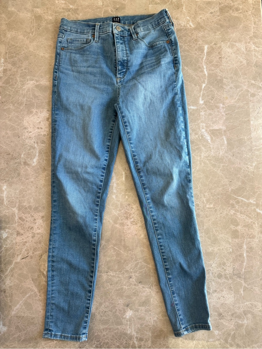 GAP True Skinny Jeans Light Wash Size 4 / 27R